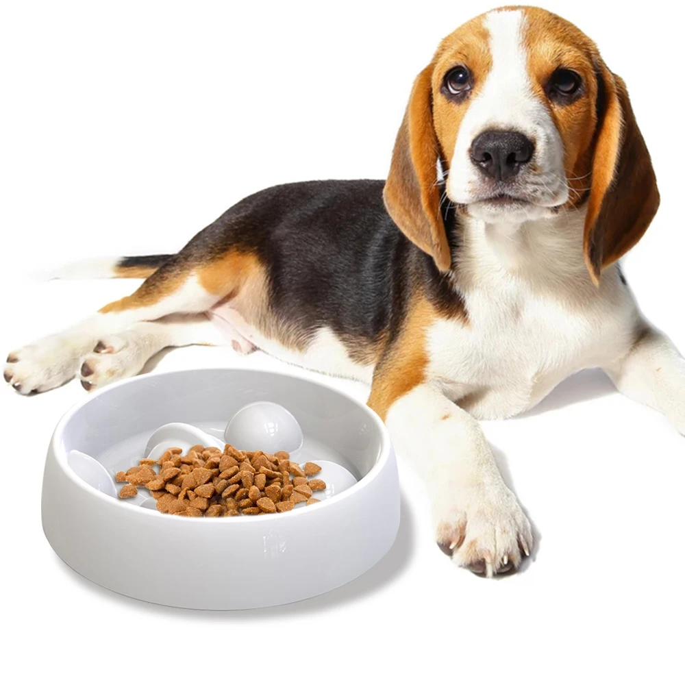 

Anti Choking Dog Bowl Slow Feeder Non-Slip Base Durable Slow Down Eating Container Prevent Obesity Dropship Pet Supplies