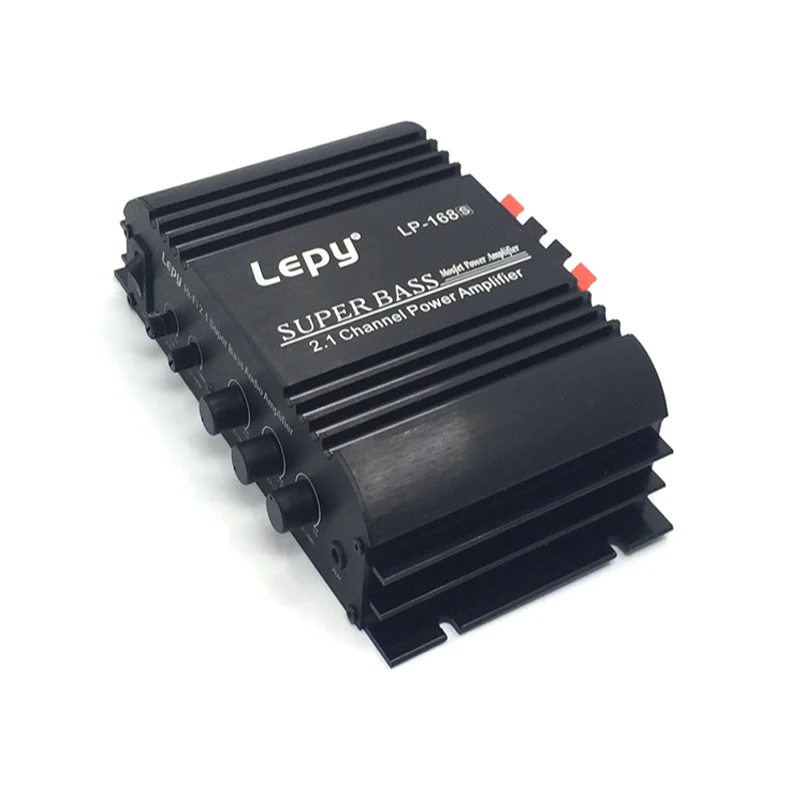 12 В мини автомобильный усилитель 45 Вт * 2 Сабвуфер 68 1 мощный тяжелый бас |