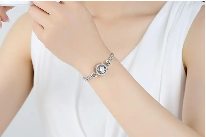 Новинка романтика кубик циркония с украшением в виде кристаллов подвеска серьги