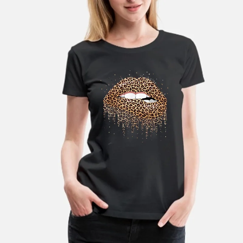 Нашивки для губ с леопардовым принтом одежды термотрансферные термонаклейки