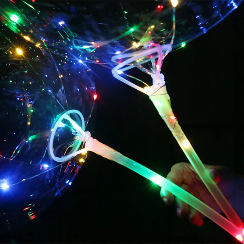 5 шт. 70 см шариковая палочка Пластиковые белые воздушные шары держатель палочки с