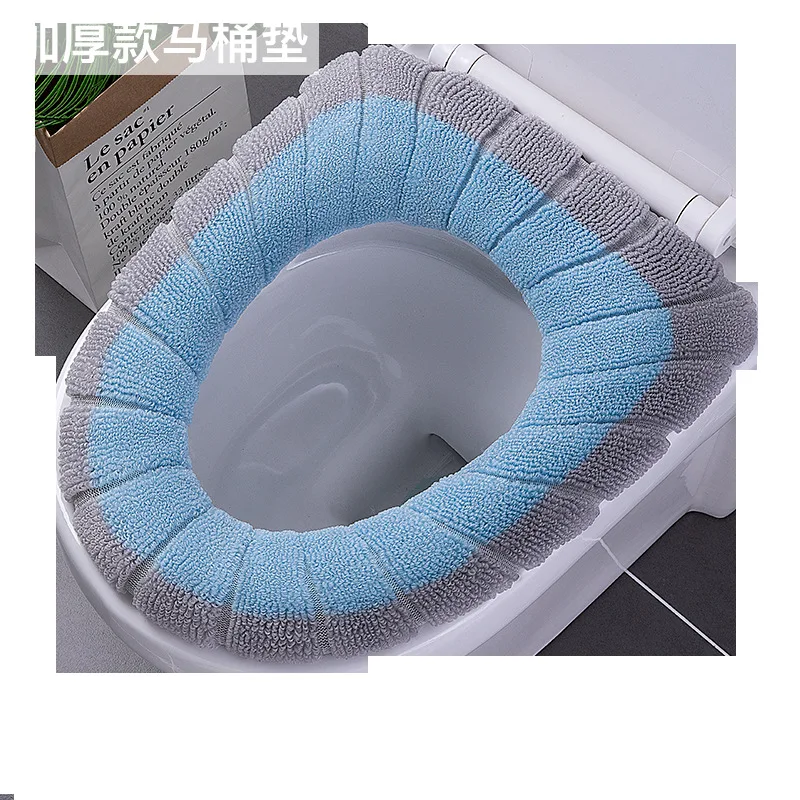 

Bathroom Toilet Seat Cover Soft Warmer Washable Mat Cover Pad Cushion Seat Case Toilet Lid Cover Accessories Bath Home