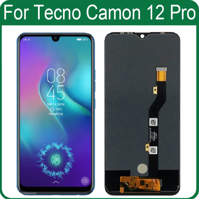 6 35 &quotОригинальный ЖК-дисплей для Tecno Camon 12 Pro дисплей 10000 запасные части |