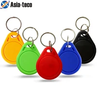 10pcslot 13 56mhz ic keyfobs tags access control ic key finder card token attendance management keychain