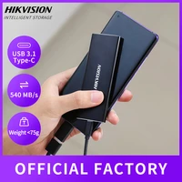 hikvision t200n portable ssd external hard drive mobile solid state disk hard storage memory 540 ms 128gb 256gb 512gb 1024gb