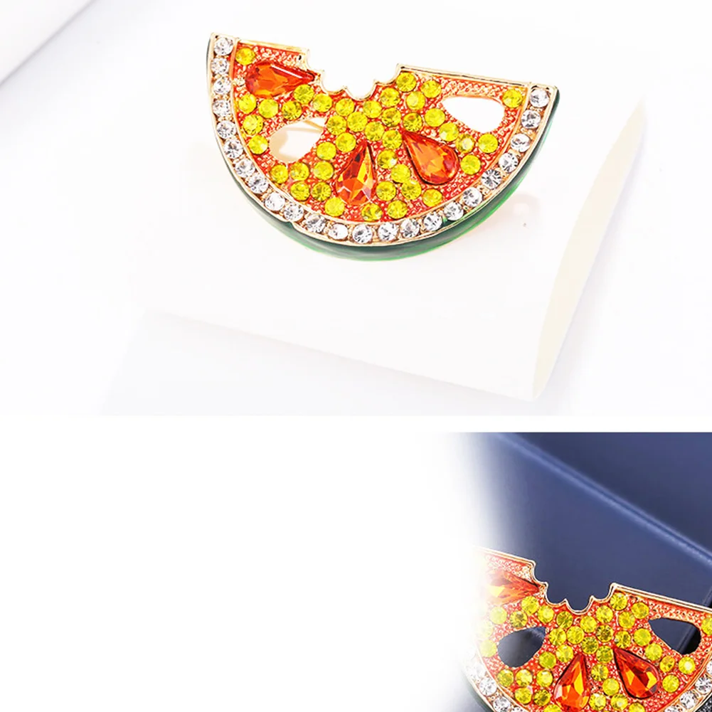 Женские аксессуары арбуз горный хрусталь ювелирные изделия мода нагрудник