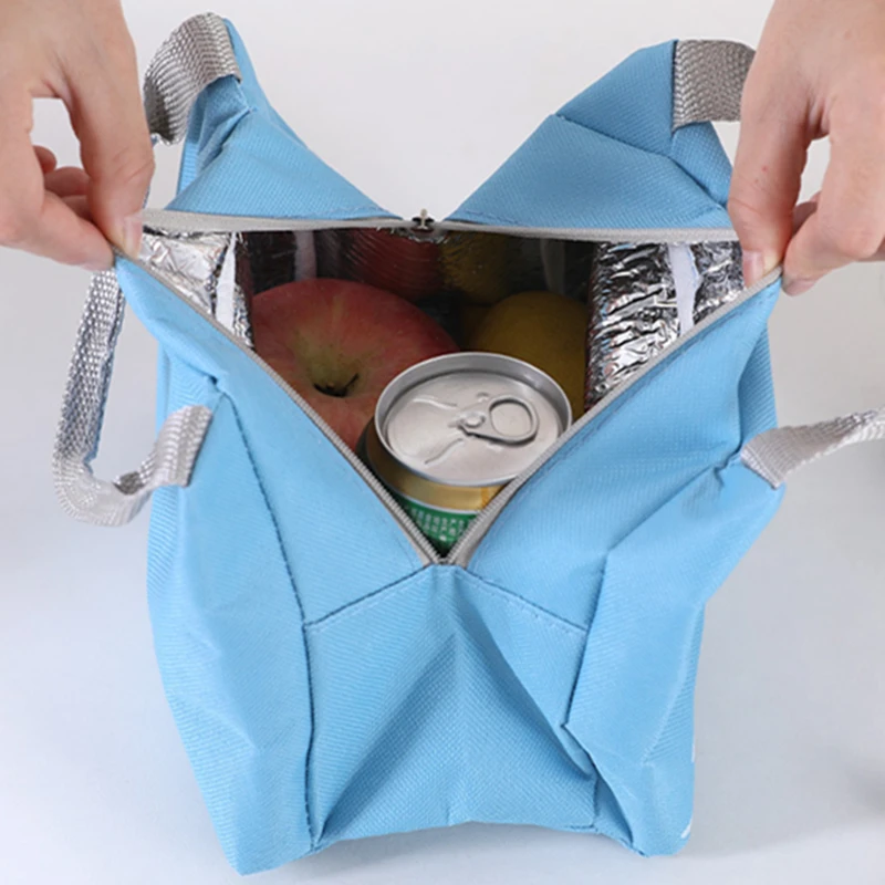 

Newest Oxford Cloth Lunch Bags Portable Insulated Thermal Cooler Bento Box Work School Picnic Storage Bag Pouch Food Container