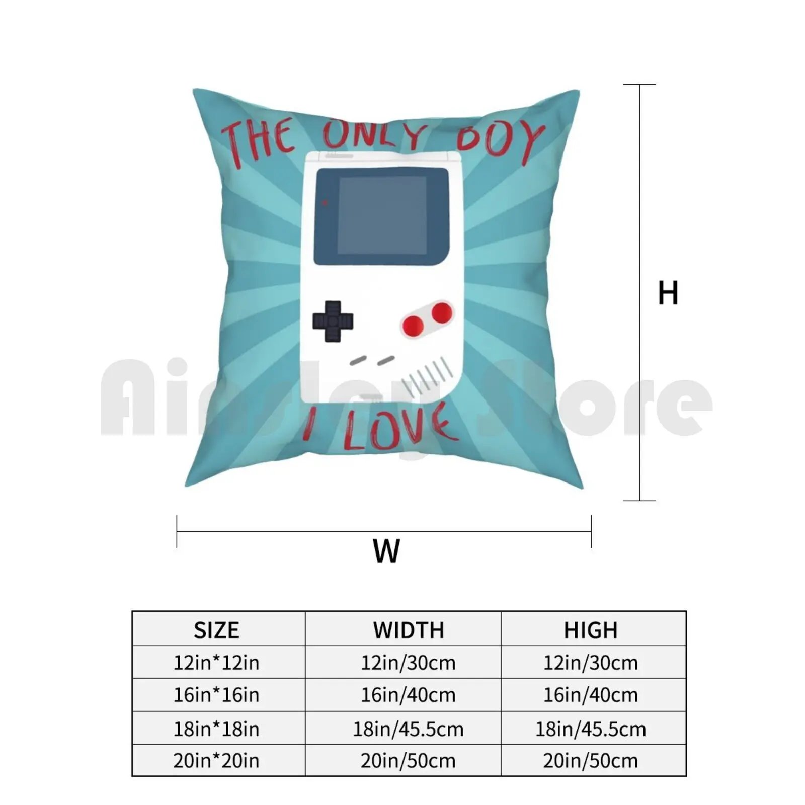 Единственный мальчик который я люблю! Подушка Чехол с принтом домашняя мягкая