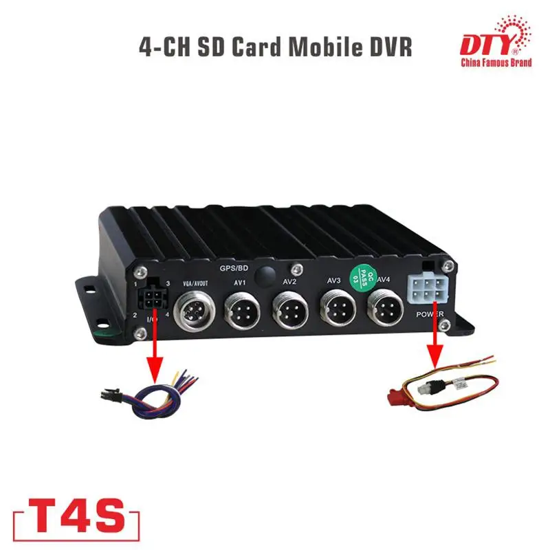 Дешевый Профессиональный видеорегистратор ahd 720p мобильный T4S|Видеорегистратор