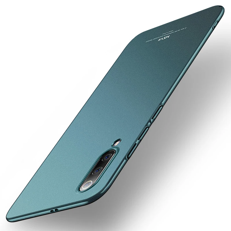 Зеленый MSVII чехол для телефона s для Xiaomi mi 9 чехол матовый Жесткий Чехол для mi 9 SE чехол Ультратонкий Не оставляющий отпечатков пальцев для Xiaomi mi 9 Coque Capa - Цвет: Зеленый