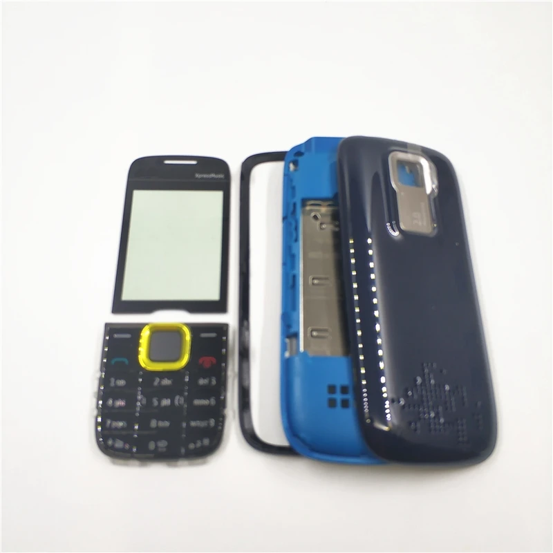10 шт./лот полный корпус для Nokia 5130 + задняя крышка аккумулятора английская