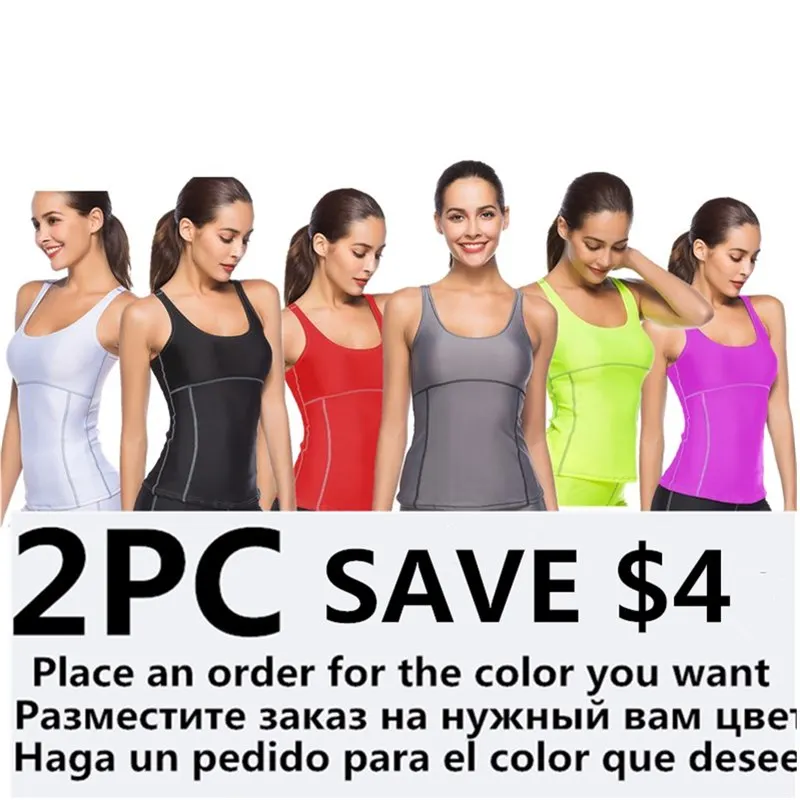 Женский топ без рукавов MAIJION облегающий для йоги фитнеса бега спорта|Рубашки