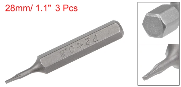 

Набор отверток Uxcell 3 шт. P2 0,8 мм