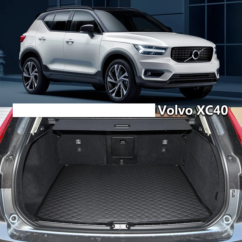 3D коврики для багажника volvo xc60 XC40 кожаный коврик автомобиля 2011 2012 2013 2015 2016 2017 2018 2019