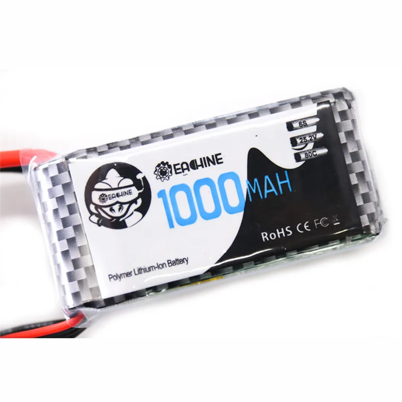 Литий-ионный аккумулятор для гоночного дрона X220HV FPV Разъем XT60 62x33x38 мм 169g 1000 мАч 6S 22