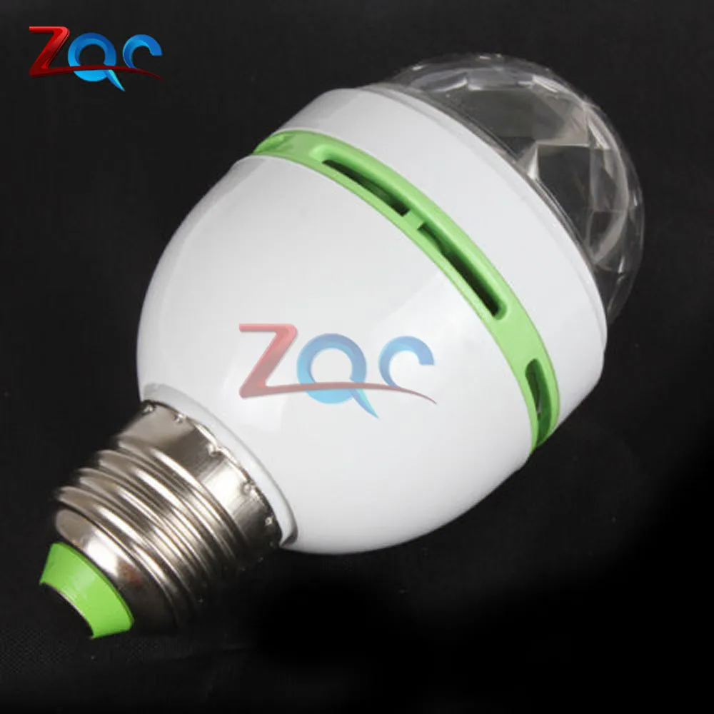 E27 RGB Светодиодный лампочки 3 Вт красочные Волшебные AC 85 265 в 110 В 220 Авто