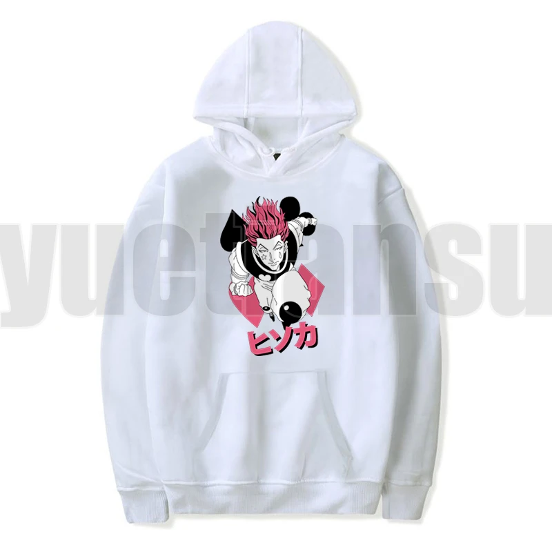 

New Hunter X Hunter Hoodies Men Oversized Sweatshirt Hisoka Morow Tracksuit Streetwear Anime Killua Zoldyck HxH Hoody Harajuku