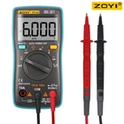 ZOYI ZT102 Цифровой мультиметр 6000 отсчетов, мультиметр, профессиональный