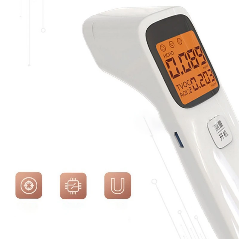 3 в 1 цифровые датчик качества воздуха Портативный детектор формальдегида Aqi нсно