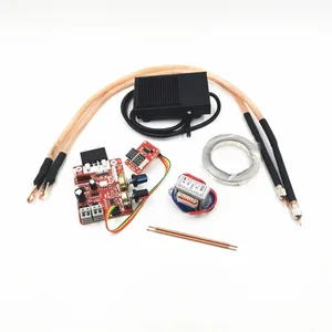 NY-D01 аккумуляторная машина для точечной сварки плата управления цифровым дисплеем 100A с ручкой для точечной сварки, трансформатор 9 В, металлическая ножная педаль