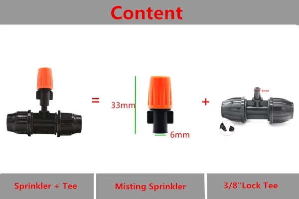 20 шт. насадки для автоматического полива сада 3/8 дюйма | Дом и сад