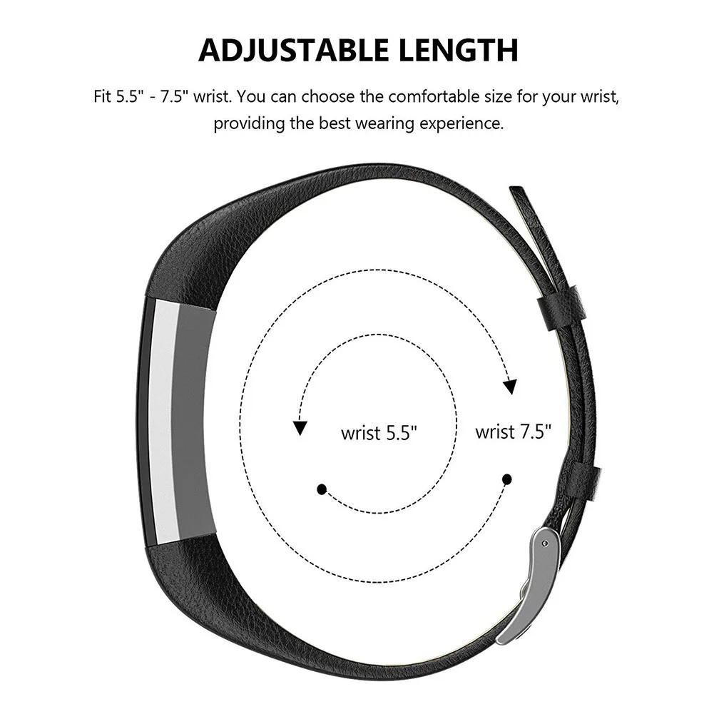 Регулируемый ремешок для часов из натуральной кожи Fitbit Alta HR | Электроника