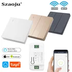 Умный настенный высветильник ель Szaoju с Wi-Fi, настенный выключатель с поддержкой приложения Smart Life для умного дома, 123 клавиш, RF, 433 МГц, голосовое управление Alexa Google