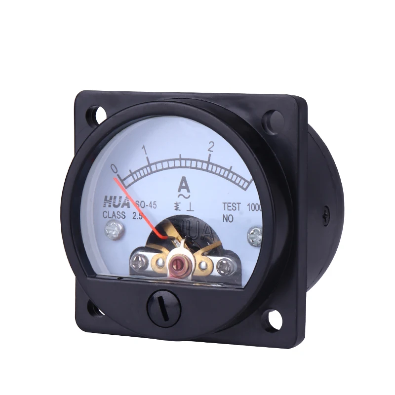 Аналоговый амперметр SO 45 переменного тока 1A 2A 3a 5 a 10A 15A 20A 30A 50A и т. д.
