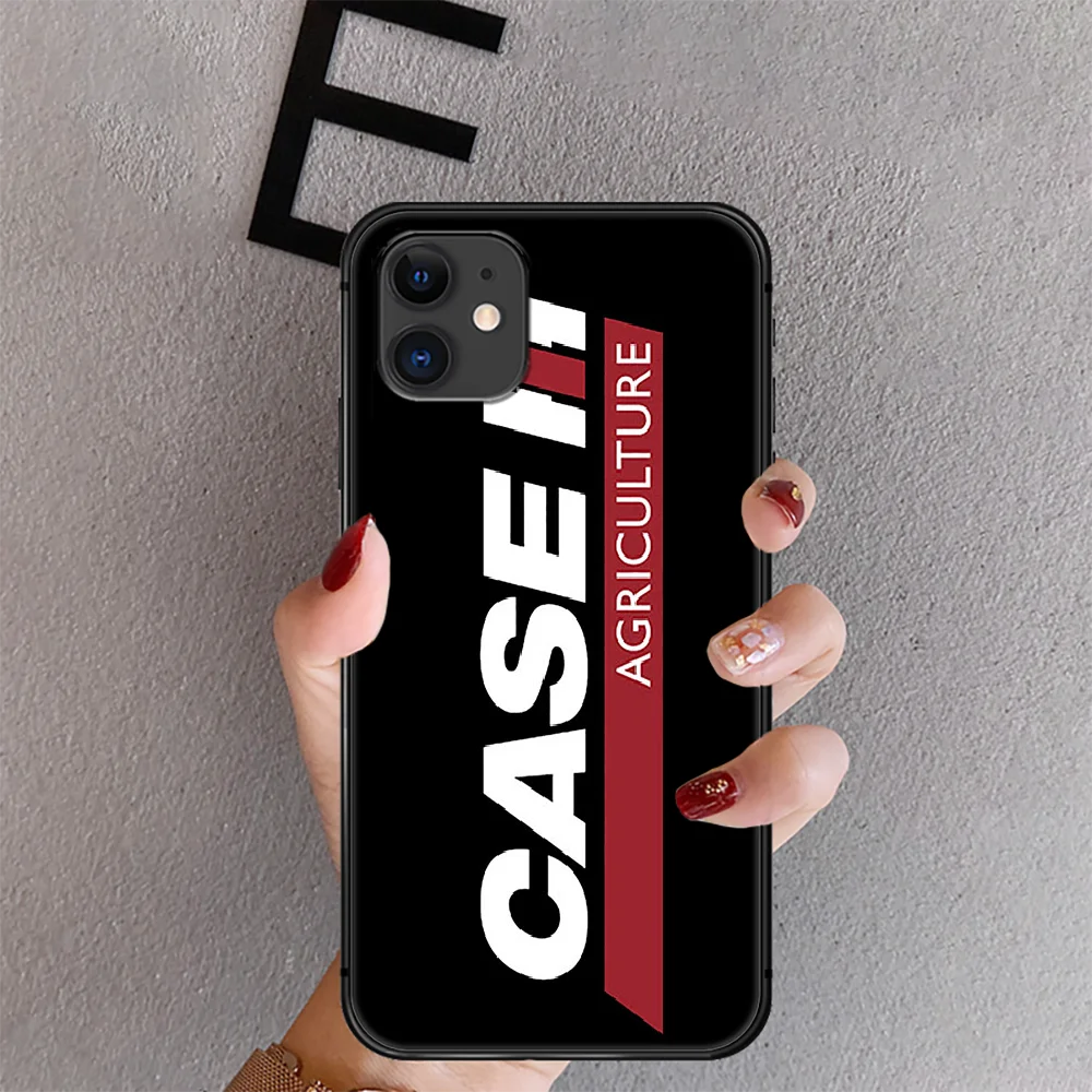 

Tractor Case Logo IH Phone Case Cover For Iphone 6 6S 7 8 11 12 Se 2020 X Xs Xr Pro Max Plus Mini Black Back Funda Waterproof