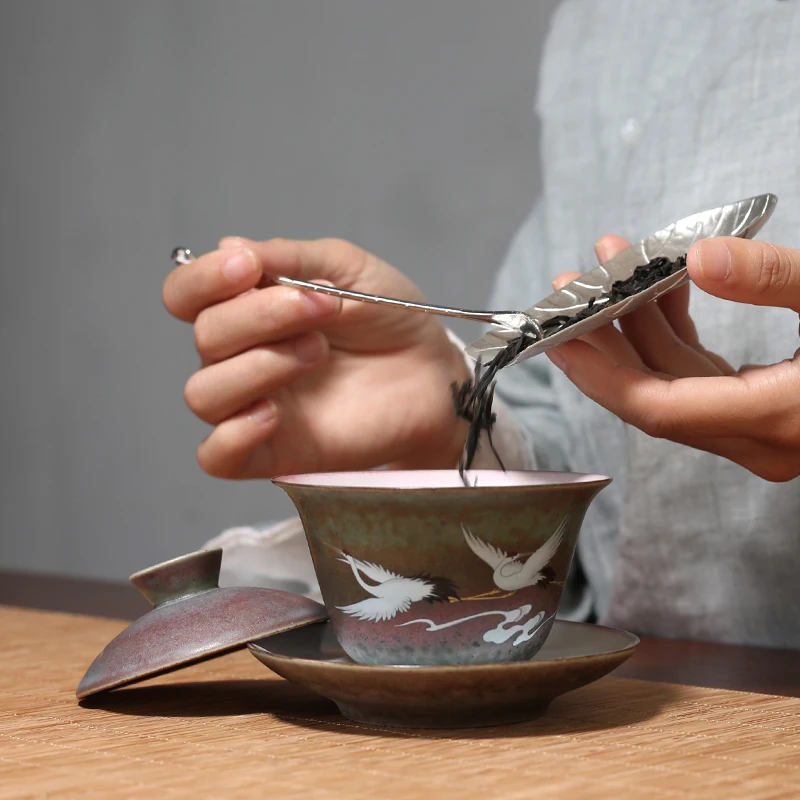 Чайная чашка с крышкой и блюдцем 140 мл|Пиалы для чая| |