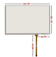 for 7 inch 160104mm 4 wire 1280800 hsd070pww1 b01 c00 b00 digitizer resistive touch screen panel resistance sensor