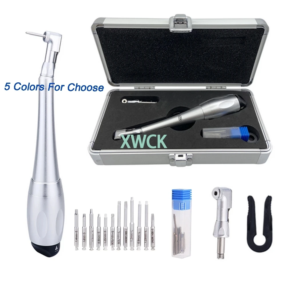 

1Set Dental Universal Implant Torque Wrench 5N-35N Drivers With 2.35mm Latch Type Bits Contra Angle 5 Colors choose