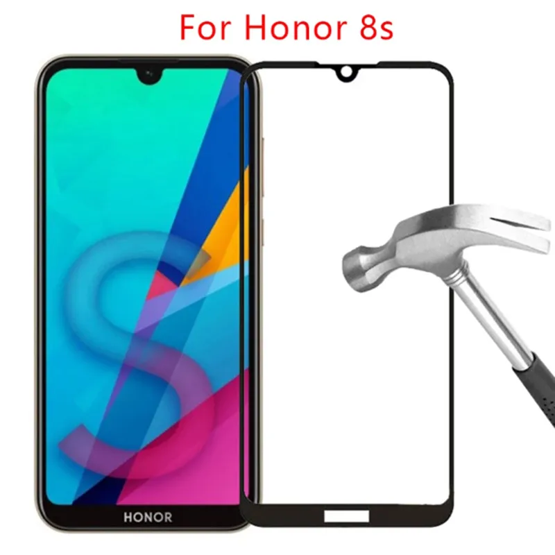 

2Pcs Tempered Glass For Huawei Honor 8S 8C 8A 8 S 8 a A8 9X 9C 9A 10i Screen Protector on honor 9 10 lite Protective Glass Film