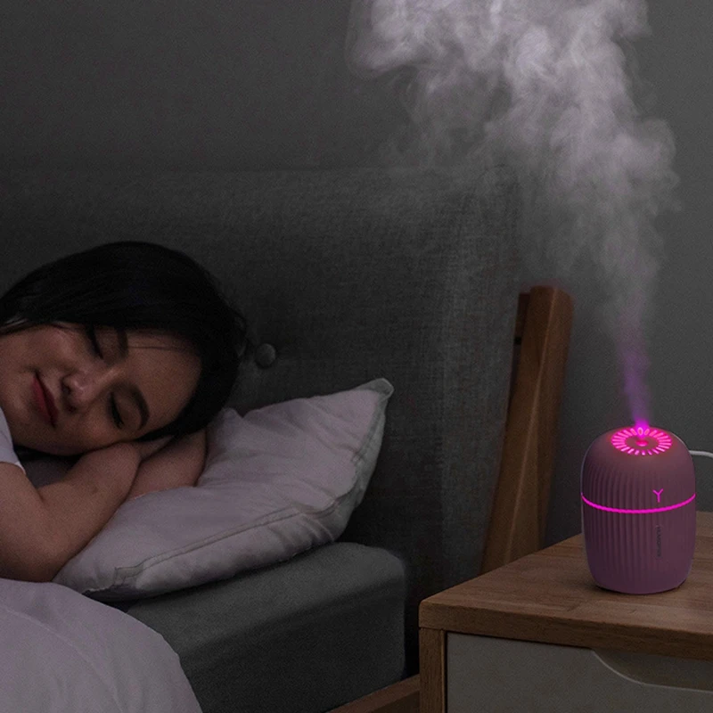 Q8 увлажнитель USB автомобильный Настольный бесшумный Романтический цветной