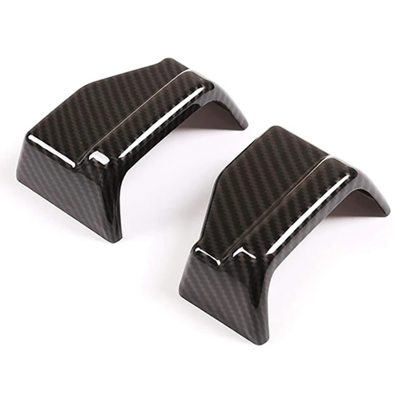 

2Pcs Carbon Fiber Style Car Seat Safety Belt Cover Trim for Benz E Class W213/GLC X253 /S Class W222 Accessories