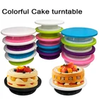 Подставка для вращающегося торта, Рабочая форма сделай сам, вращающаяся устойчивая противоскользящая круглая подставка для торта, кухонные инструменты для выпечки тортов