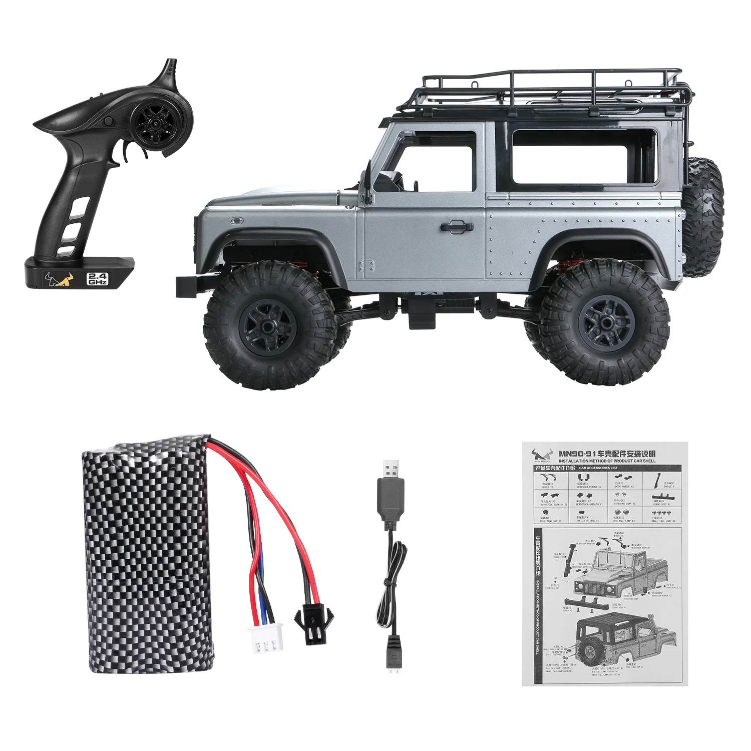 MN 99s 1/12 4WD RTR гусеничный Радиоуправляемый внедорожный багги для Land Rover Модель