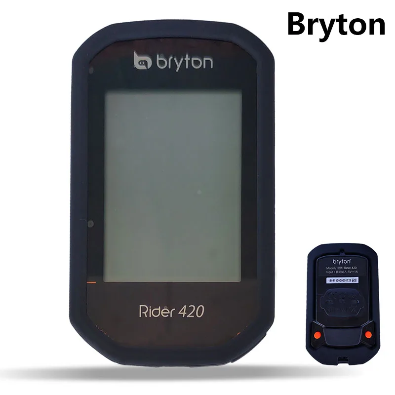 Sunili велосипедный гелевый кожаный чехол и защитный для экрана Bryton Rider 420