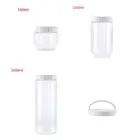 Кухонный прозрачный контейнер для хранения пищевых продуктов с крышками, герметичная банка для зерна, риса, герметичная пластиковая банка для сухого молока