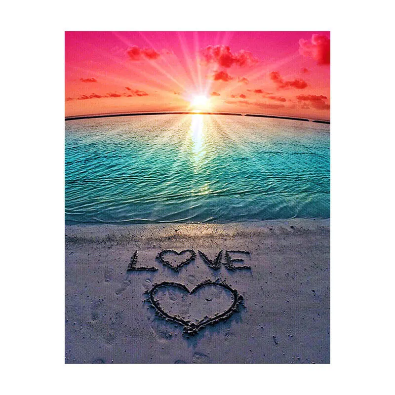 Сделай Сам 5D алмазная картина Пляжный набор по номерам вышивка крестиком полная