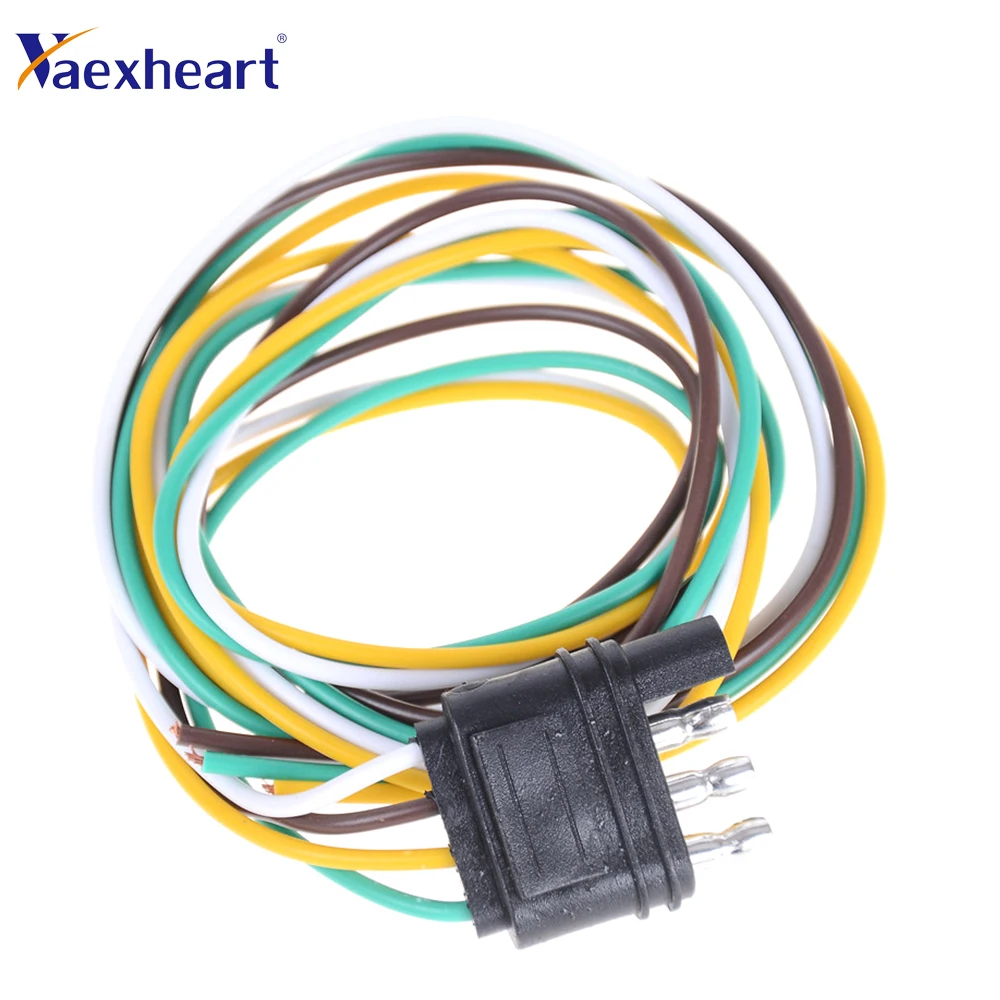 4-контактный штекер 3 фута для прицепа светильник длинитель жгута проводов 18 AWG