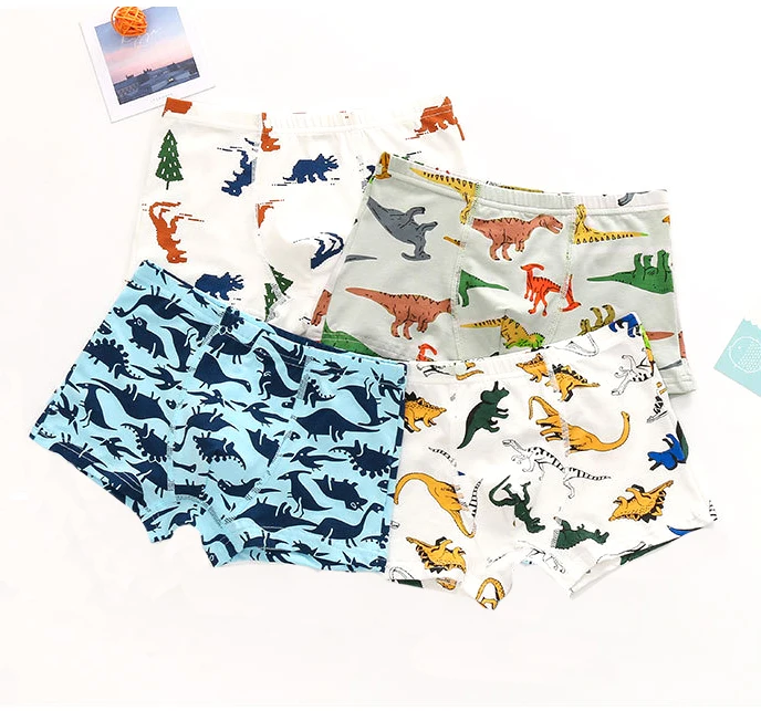 1 Pcs -5PcsBaby Boys Panties Cotton Dinosaur Cars Underwear Boxers Underpants for Kid Children's ClothingKidsUnderwear |