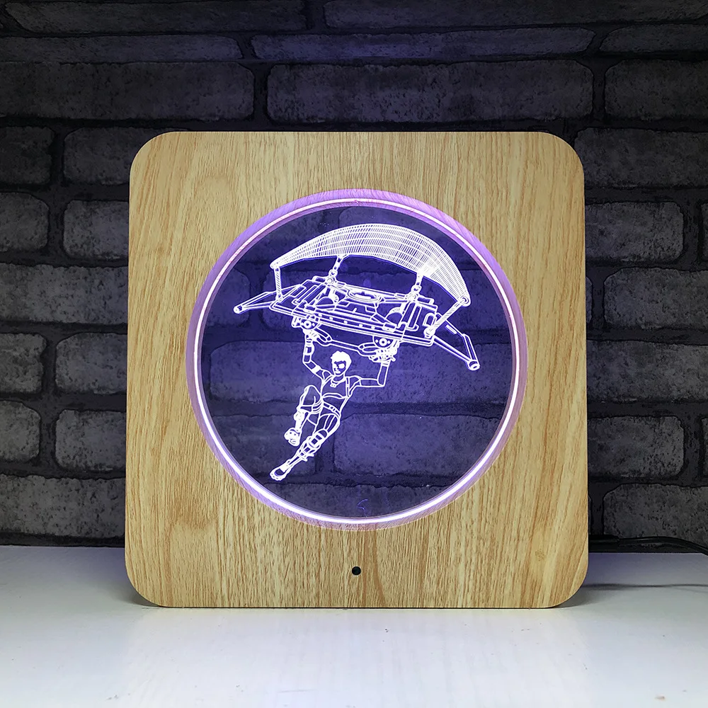 Планерная пластиковая лампа из АБС-пластика линейная Игровая серия 3D