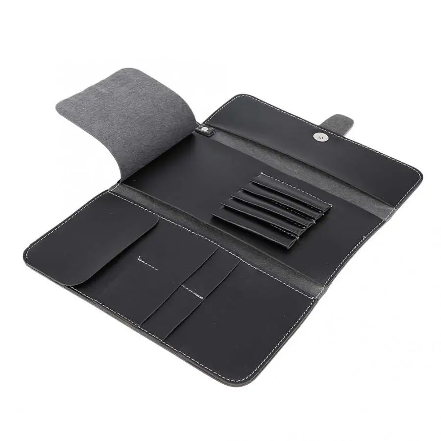 Парикмахерские принадлежности черные ПУ ножницы и Расческа Салон сумка для