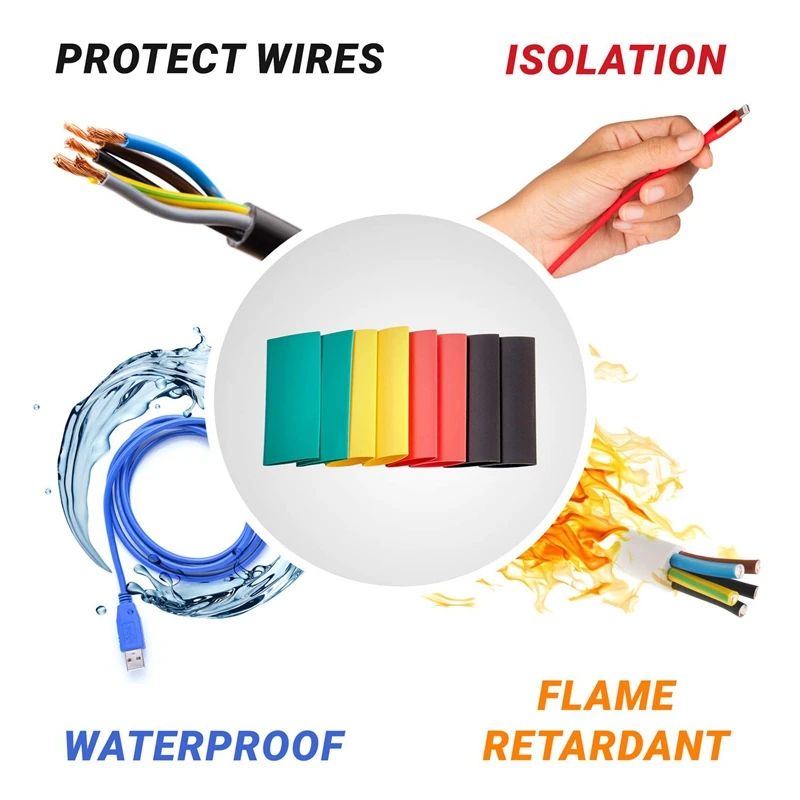 

448Pcs Solder Seal Wire Connectors Waterproof & Heat Shrink Tubing Butt Connectors And Shrink Tubes All In One Electrical,Boat A
