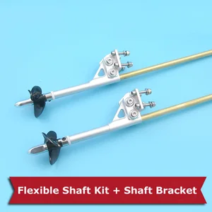 4 мм вал опорная рама длина 70 мм + 4 мм гибкий вал комплект бесщеточный Электрический вал Кронштейн для RC модели лодки Аксессуары