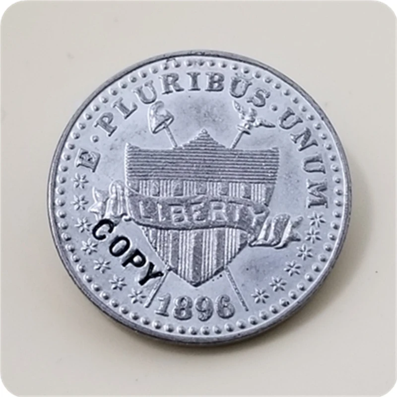 COPY REPLICA USA 1896 Liberty/Shield Nickel Patterns COIN | Non-currency Coins