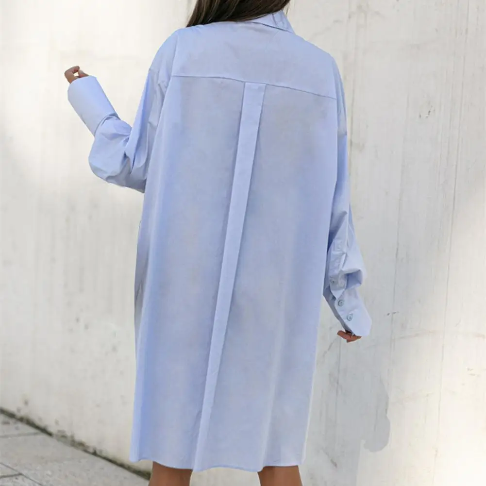 

Практичная повседневная женская рубашка с асимметричным подолом, Женский Топ, быстросохнущий, удобный