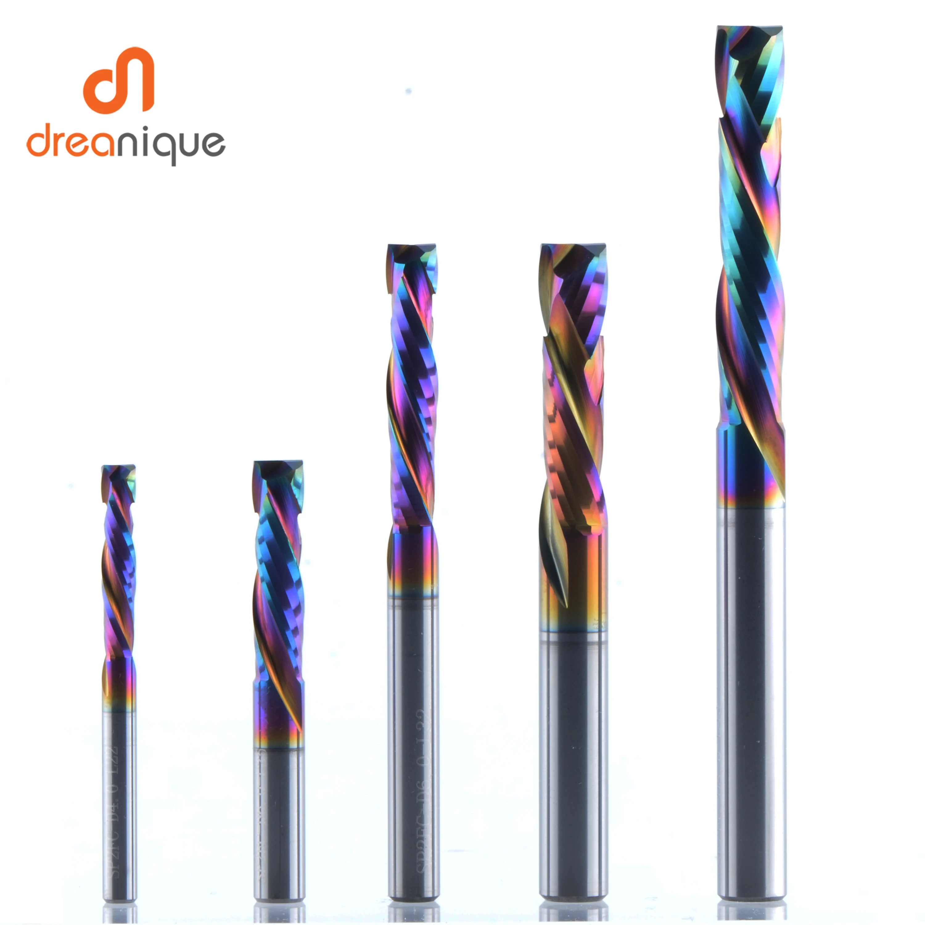 1 шт. фрезы по дереву фреза вверх и вниз Cut 2 флейты Спираль фрезерный инструмент