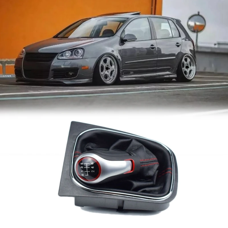 6 скоростей рычага переключения передач и крышка ботинка для Volkswagen Golf MK5 MK6